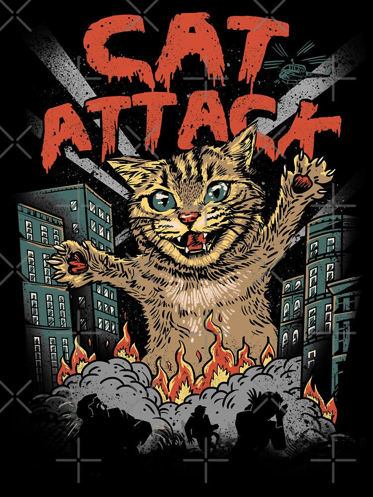 Cat Attack by vincenttrinidad