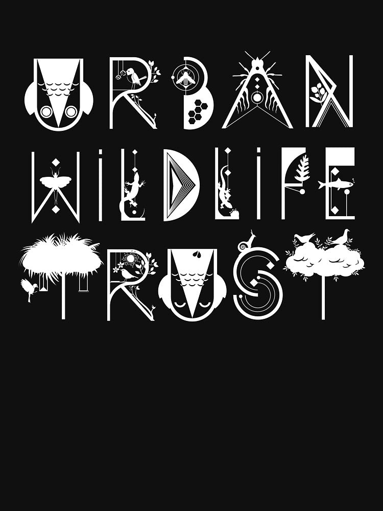 Urban Wildlife Trust Typography Logo (white) by UrbanWildlife