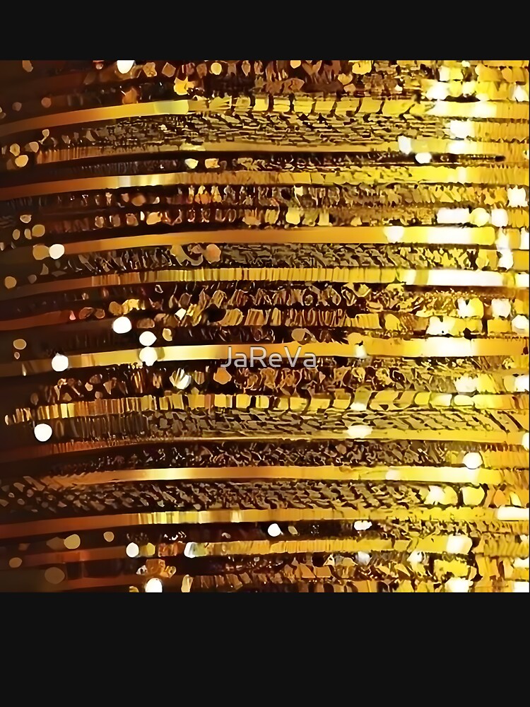 Printed image of sparkling golden glitter and sequins v2 by JaReVa