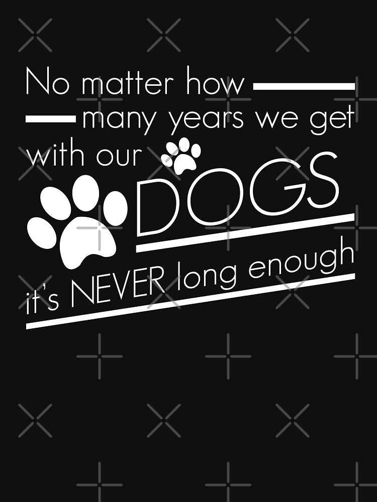 it's never long enough dogs funny best gifts for dogs lovers by ioema