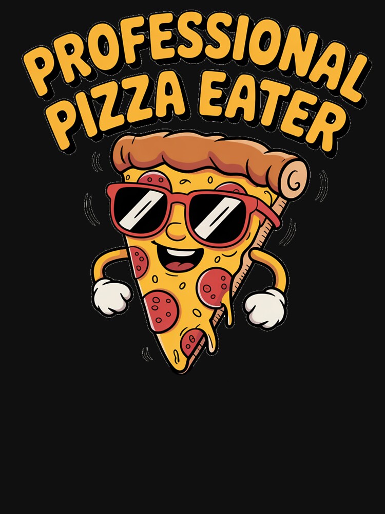 Professional Pizza Eater Funny gifts by ThePixelAlchemy