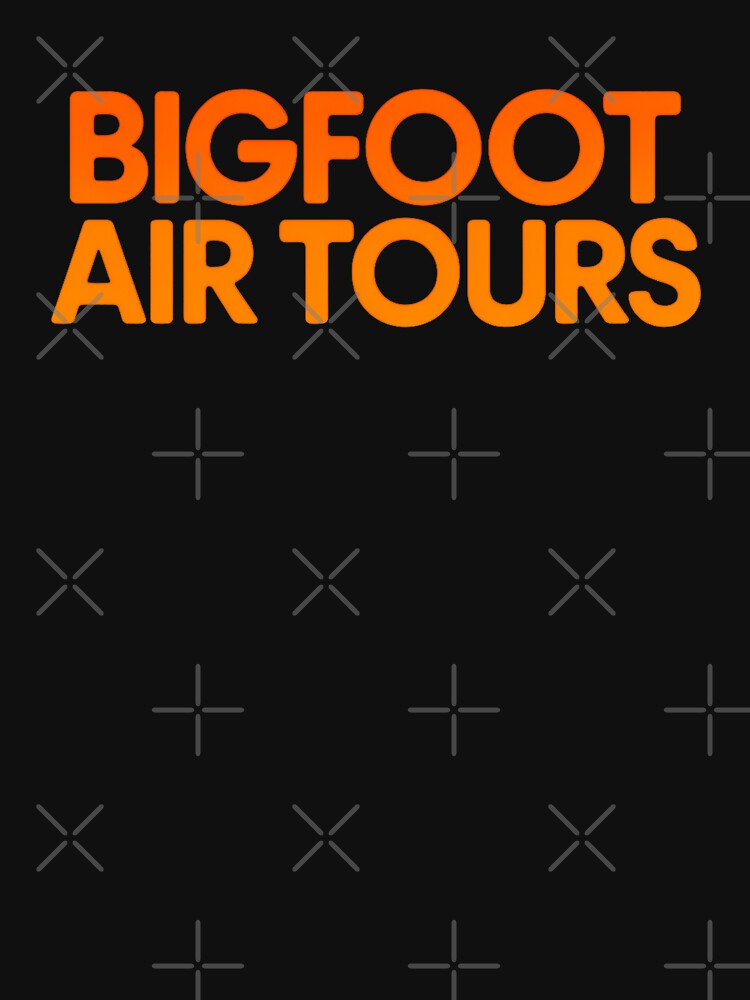 Bigfoot Air Tours – Retro Sasquatch Adventure slogan by WilderRoads