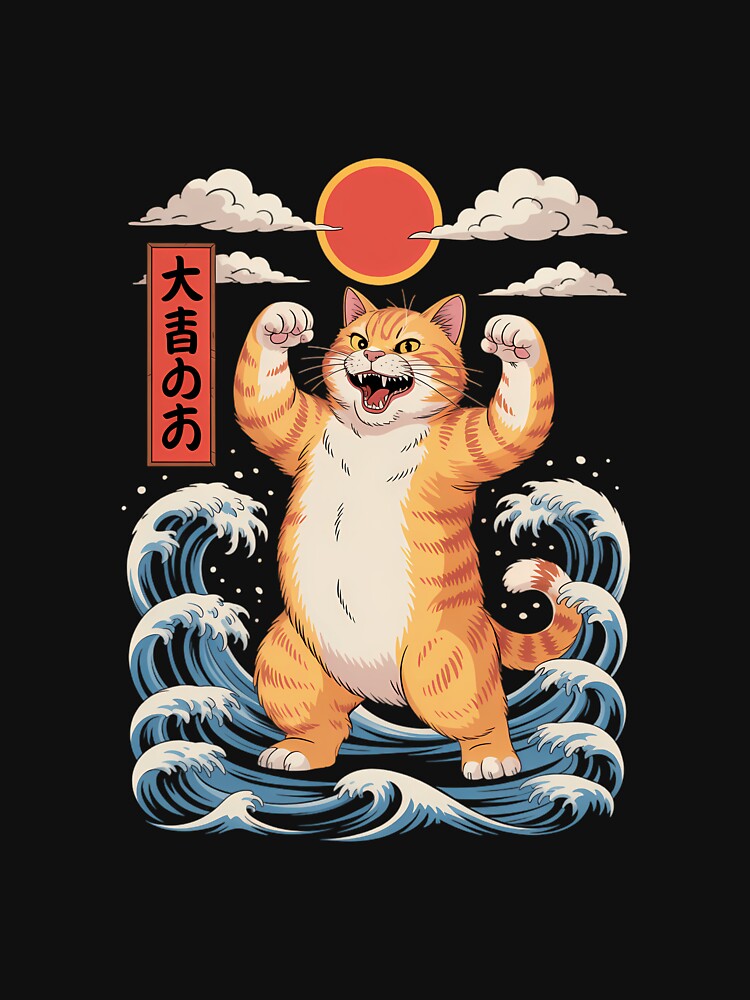 Cat Funny Japanese by cosmicncozyS