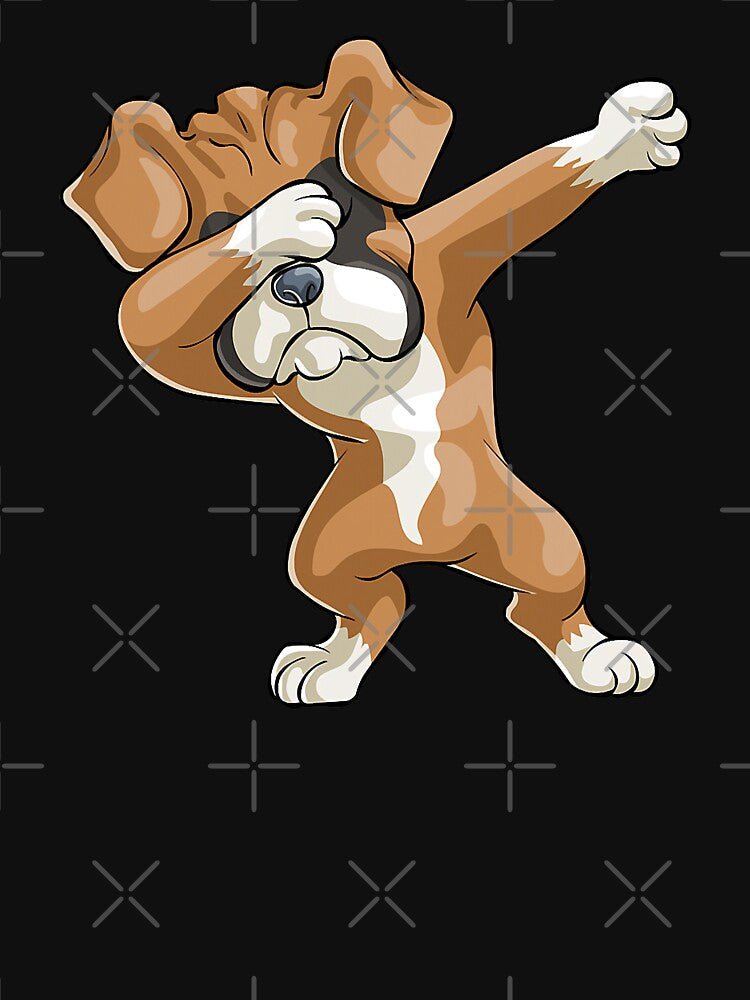 Dabbing Boxer Dog Gift Funny Dab Gift Puppy by BernardMurray