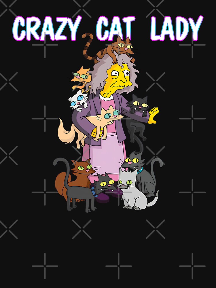 crazy granma cat lady by runtemena