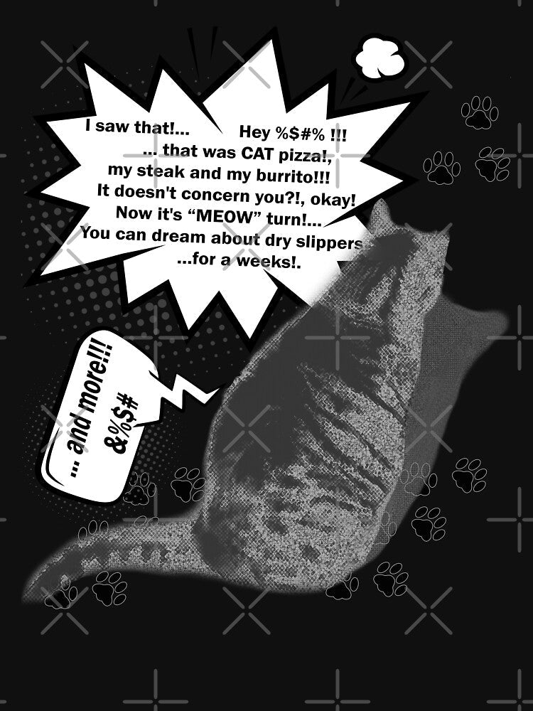 Funny angry cat by Licaon13