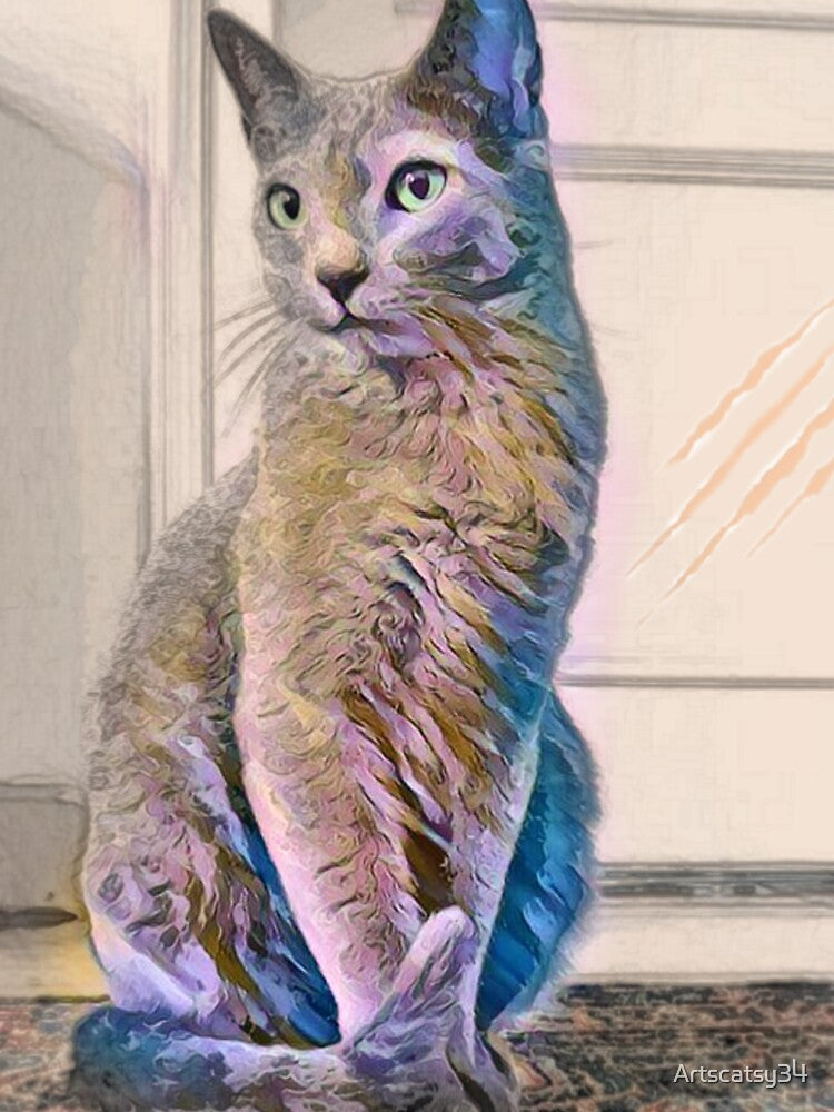 The frozen cat by Artscatsy34