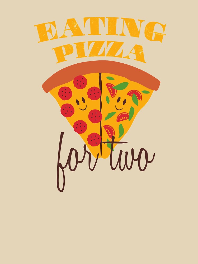 Eating Pizza for two - Funny Design by felixpauli