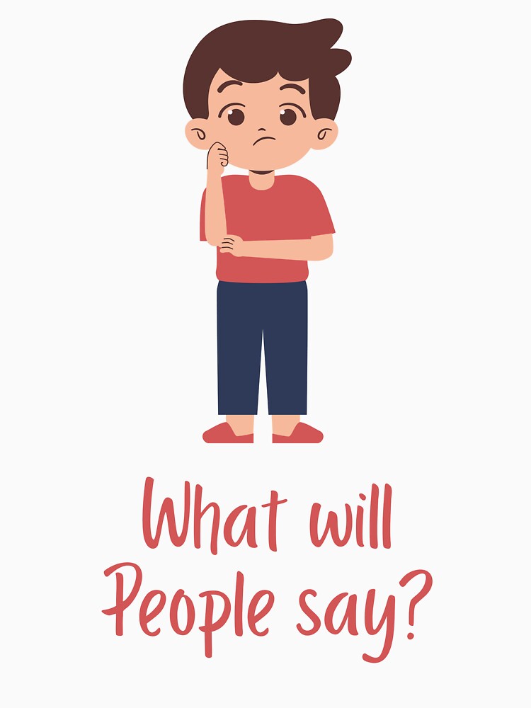 What will people think? (Male Figure) by VarnaChitra