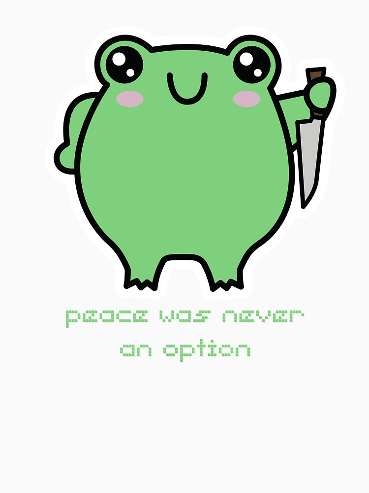 Peace Was Never An Option Frog by Arcane Orchid