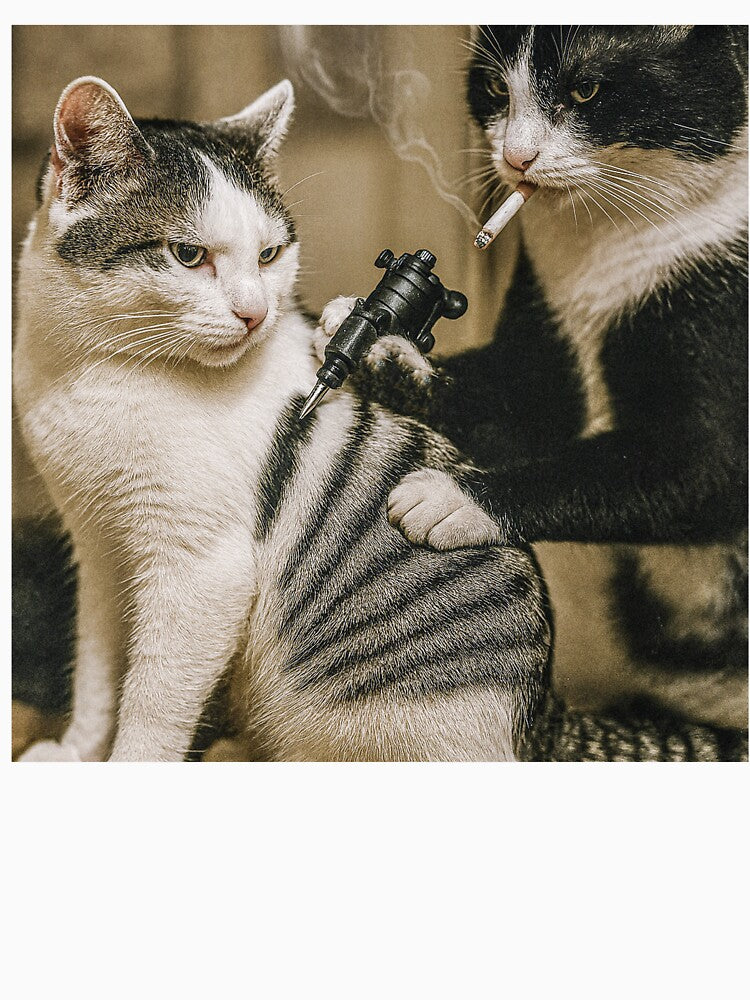 Funny meme Tattoo Cat Meme by AShanDome