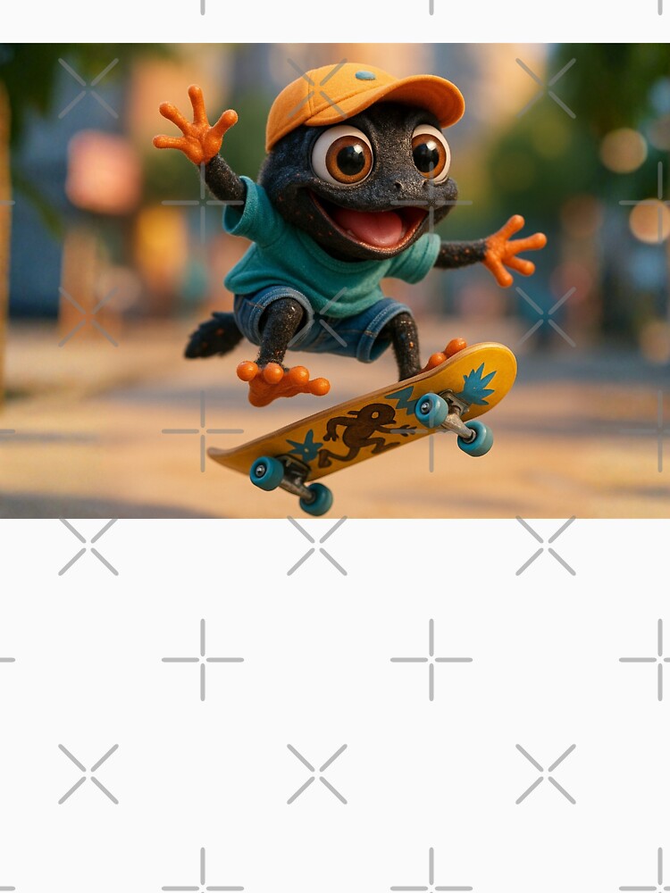 Skater Monte Iberia Eleuth Frog by Sillytoe