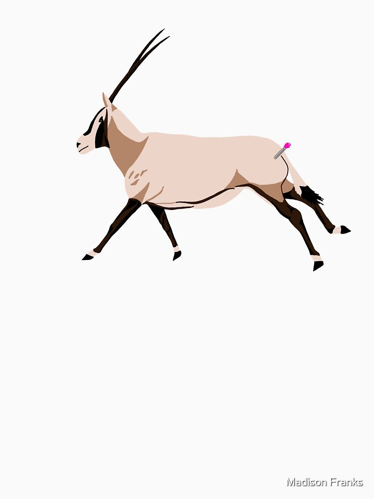 Darted Arabian Oryx by OldSoulArt