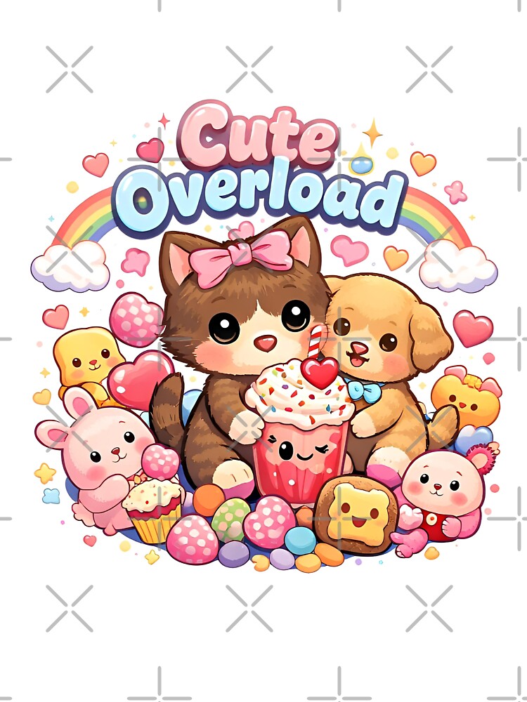 Cute Kawaii Animals Dessert World by Amr Siam
