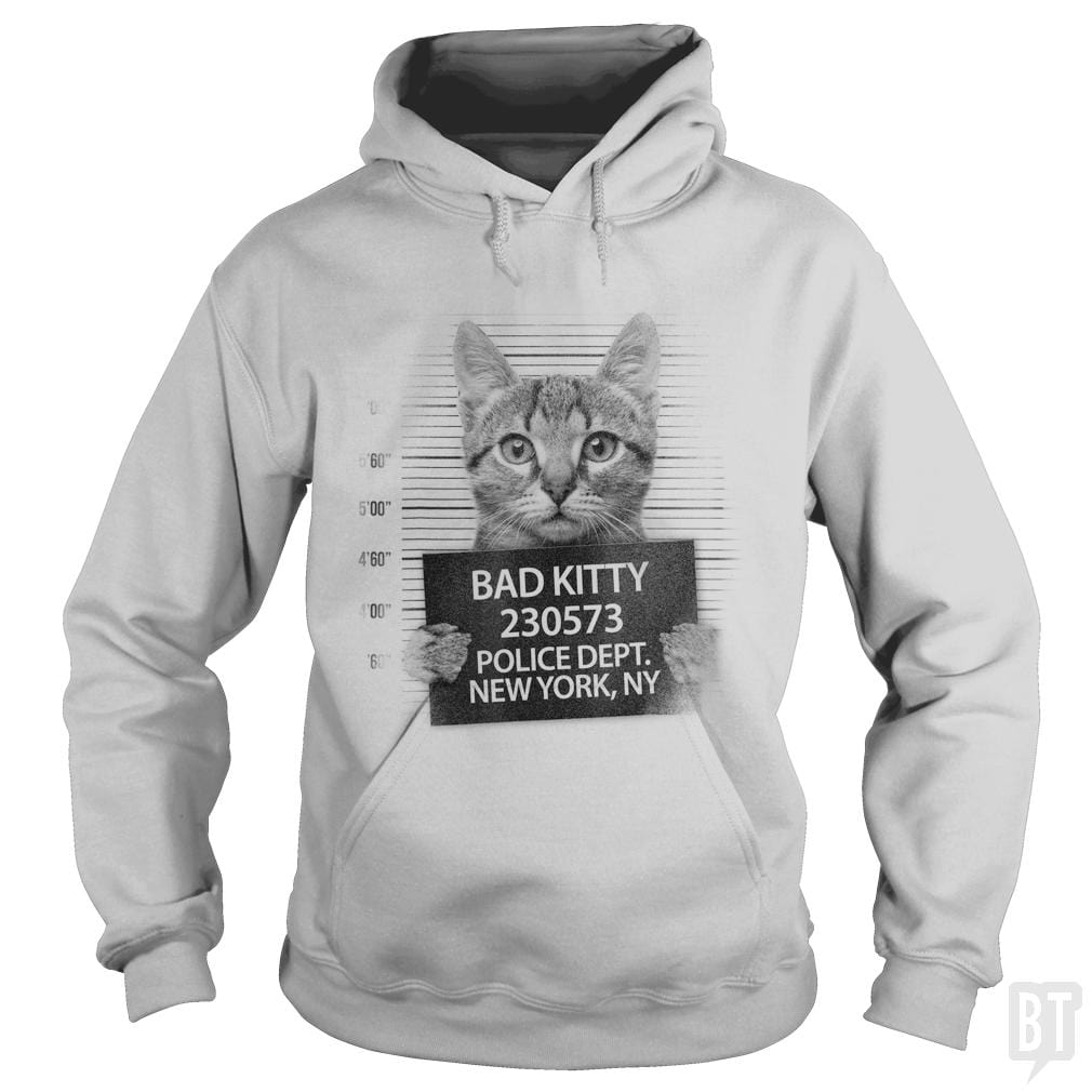Funny Cute Bad Kitty Cat Hoodie