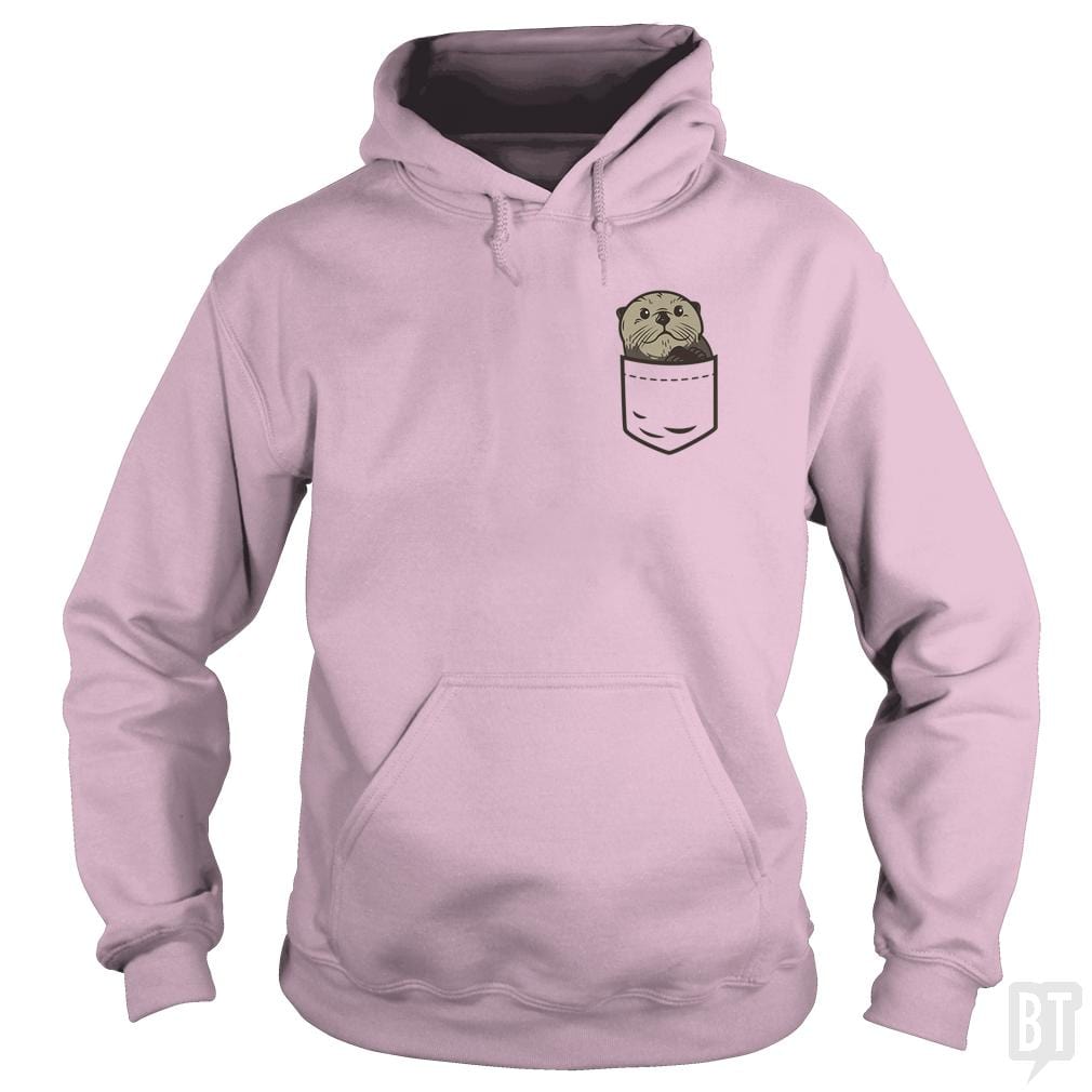 Sea Otter Pocket Animal Hoodie