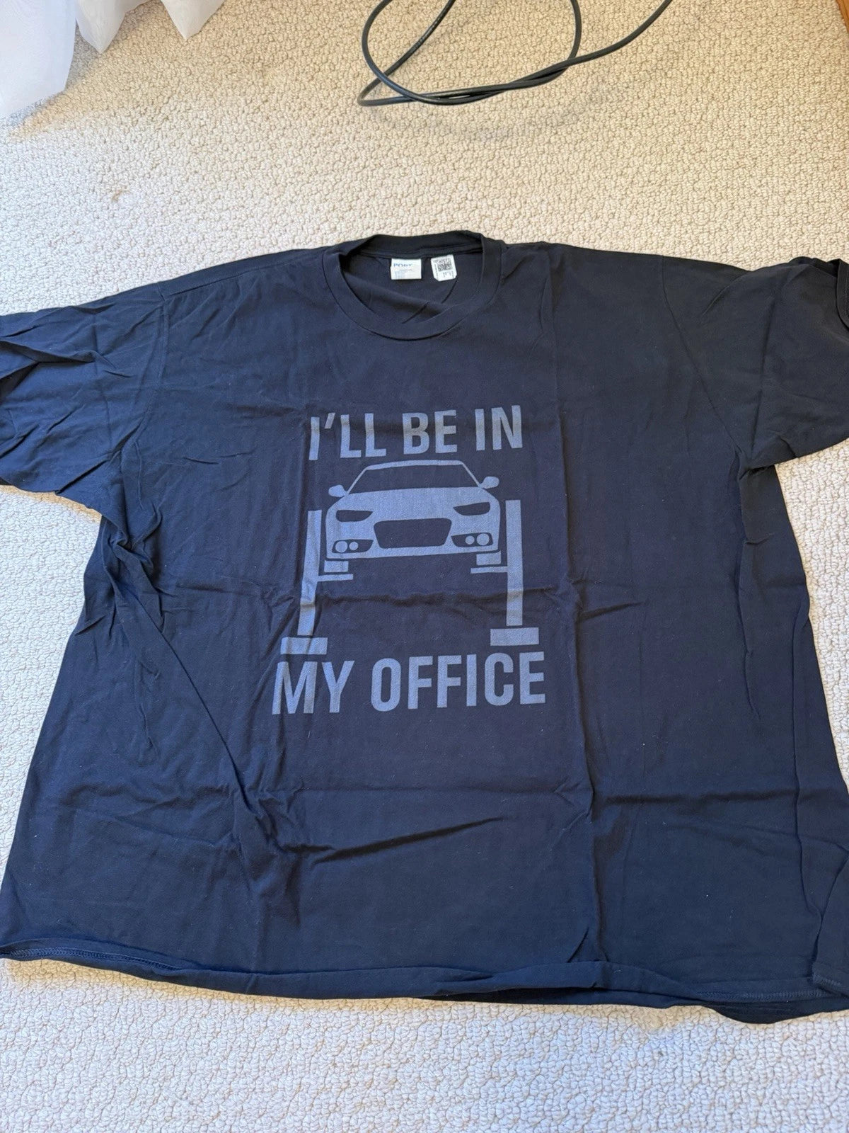 I'll Be In My Office Garage Car Tuning Mechanics Automotive T-Shirt Unisex Gift