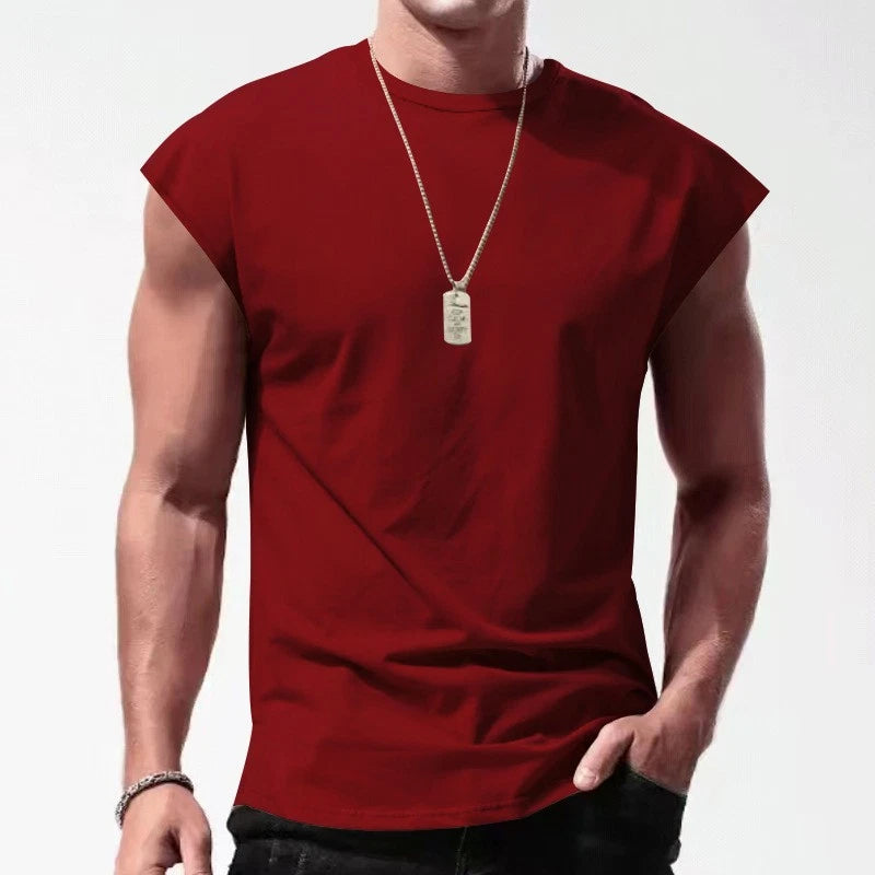 Pullover Tank Tops Muscle Tee Sleeveless T-Shirt Vestsports Fashion Casual *