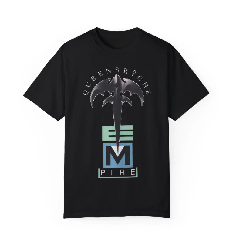 Queensryche 1991 World Tour Shirt – Rare Building Empires Double Sided Unisex Te