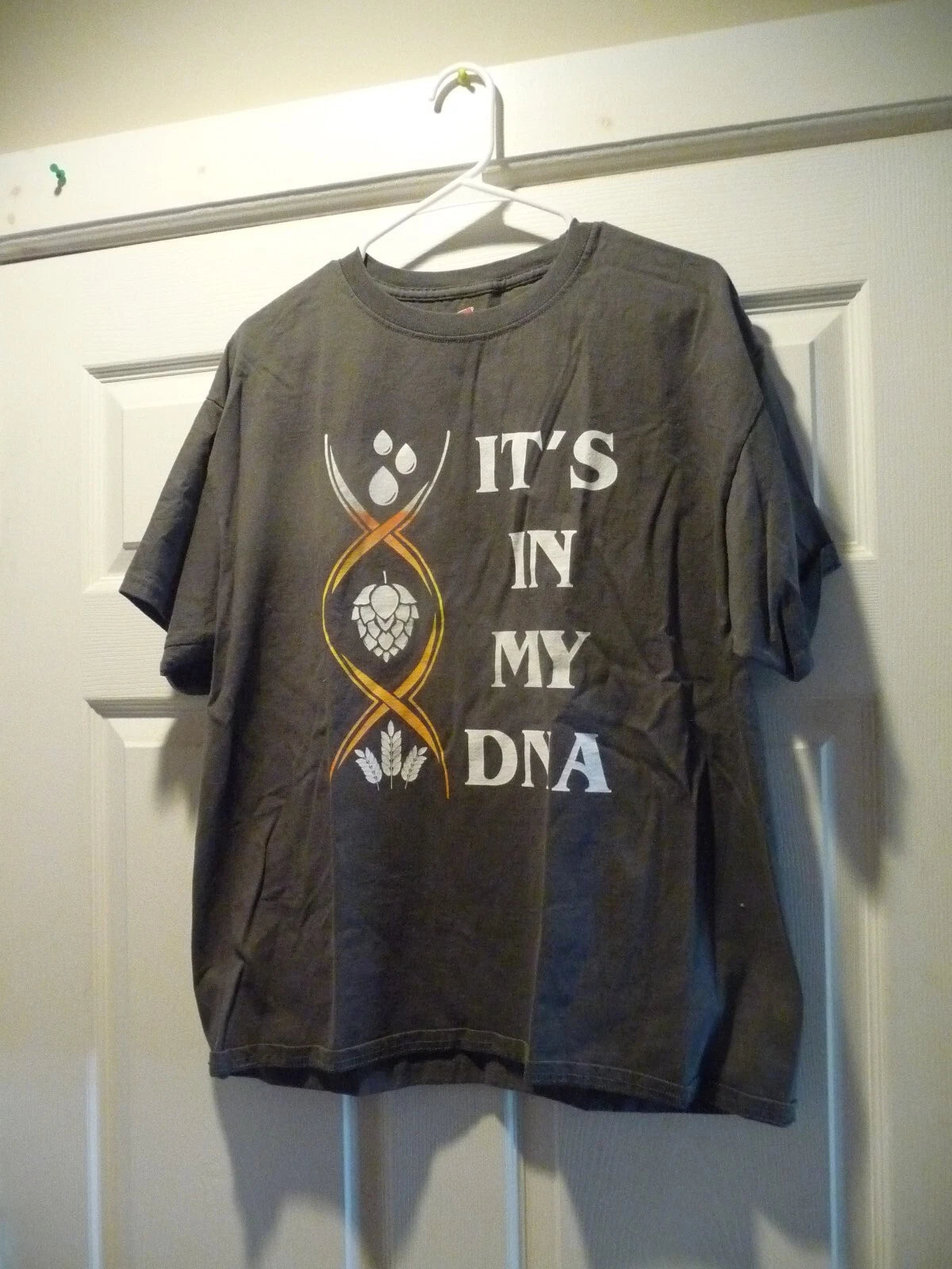 It's in my DNA beer brewing tee shirt large