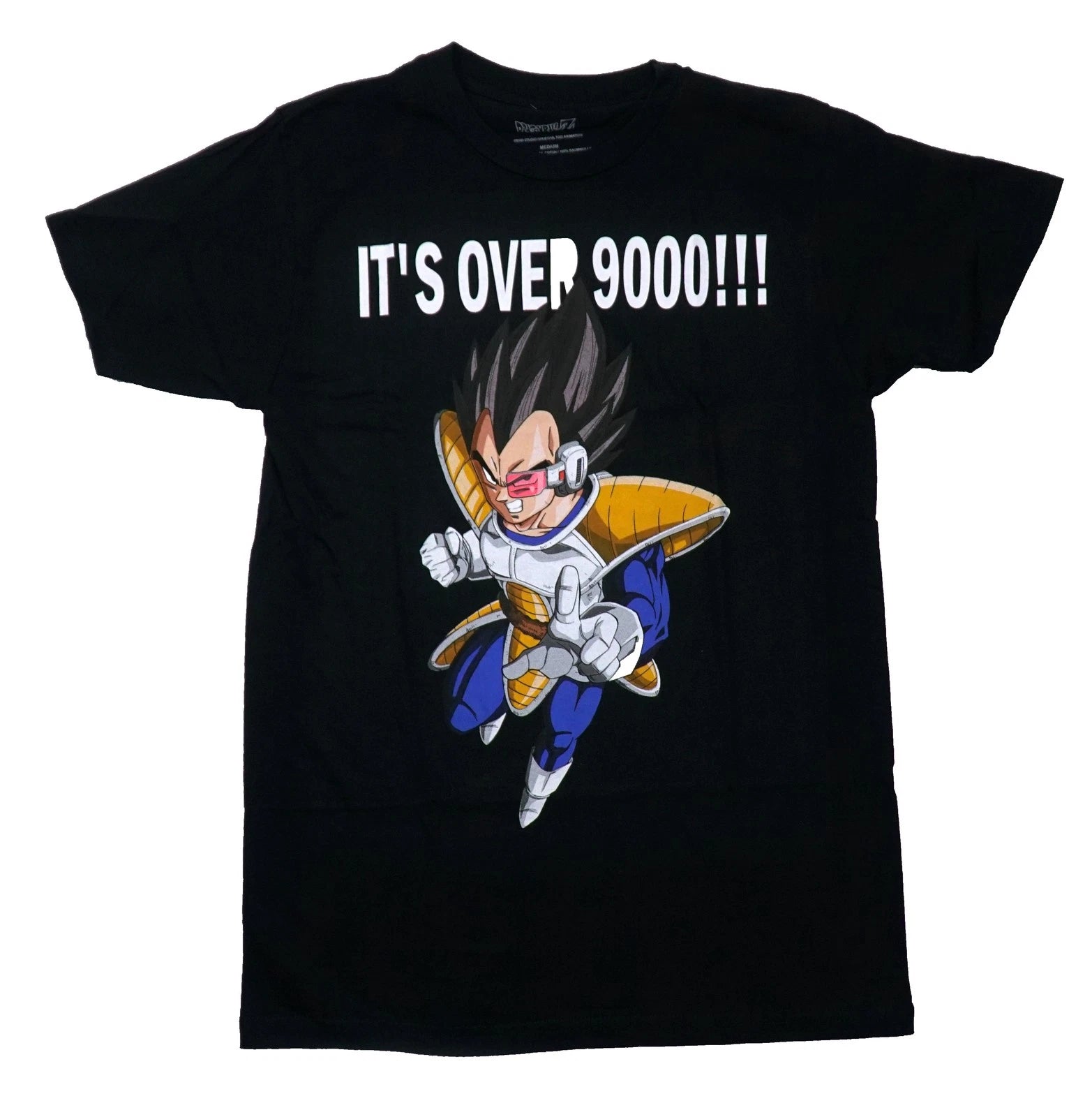 Dragon Ball Z Mens T-Shirt - It's Over 9000!! Vegeta Attack