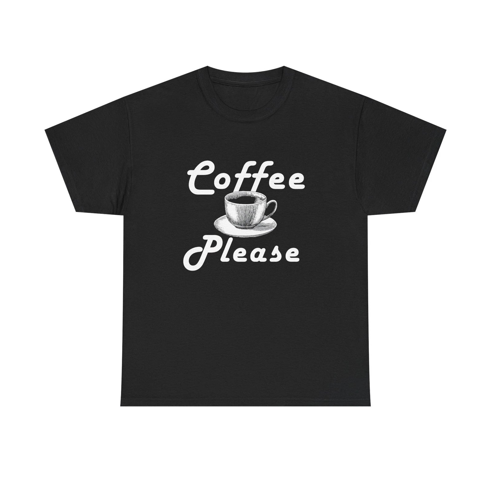Coffee Please Motorcycle Tee | Funny Biker Coffee Shirt