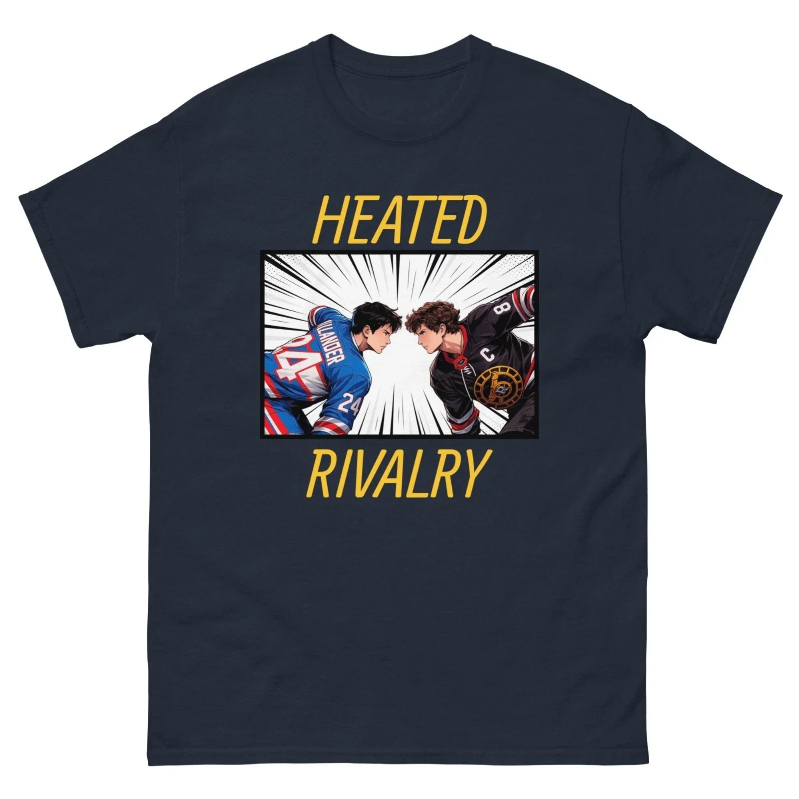 Heated Rivalry Hockey Shirt, Ilya Shane Anime Style, Unisex T-Shirt