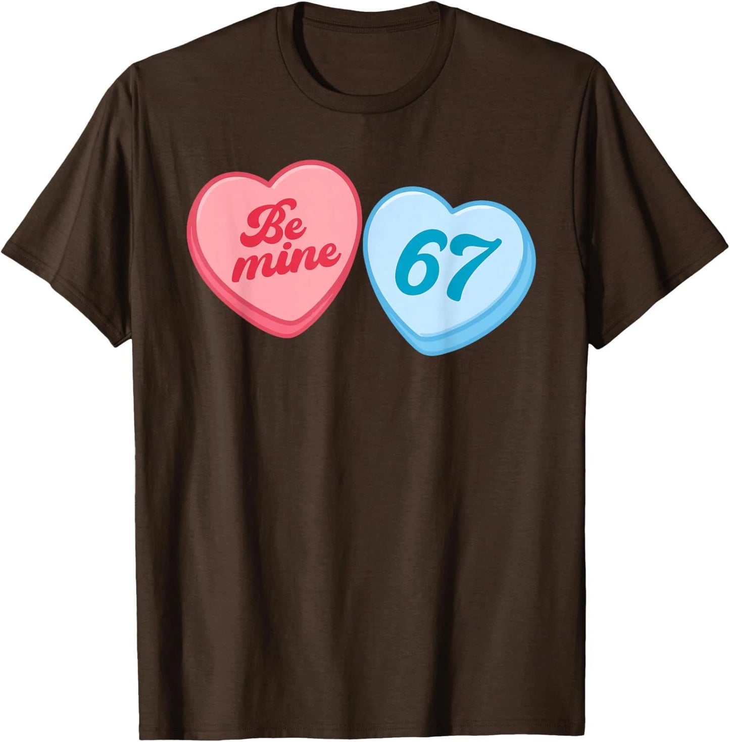 Design Funny Meme Six Seven Valentine Design Day Unisex T-Shirt