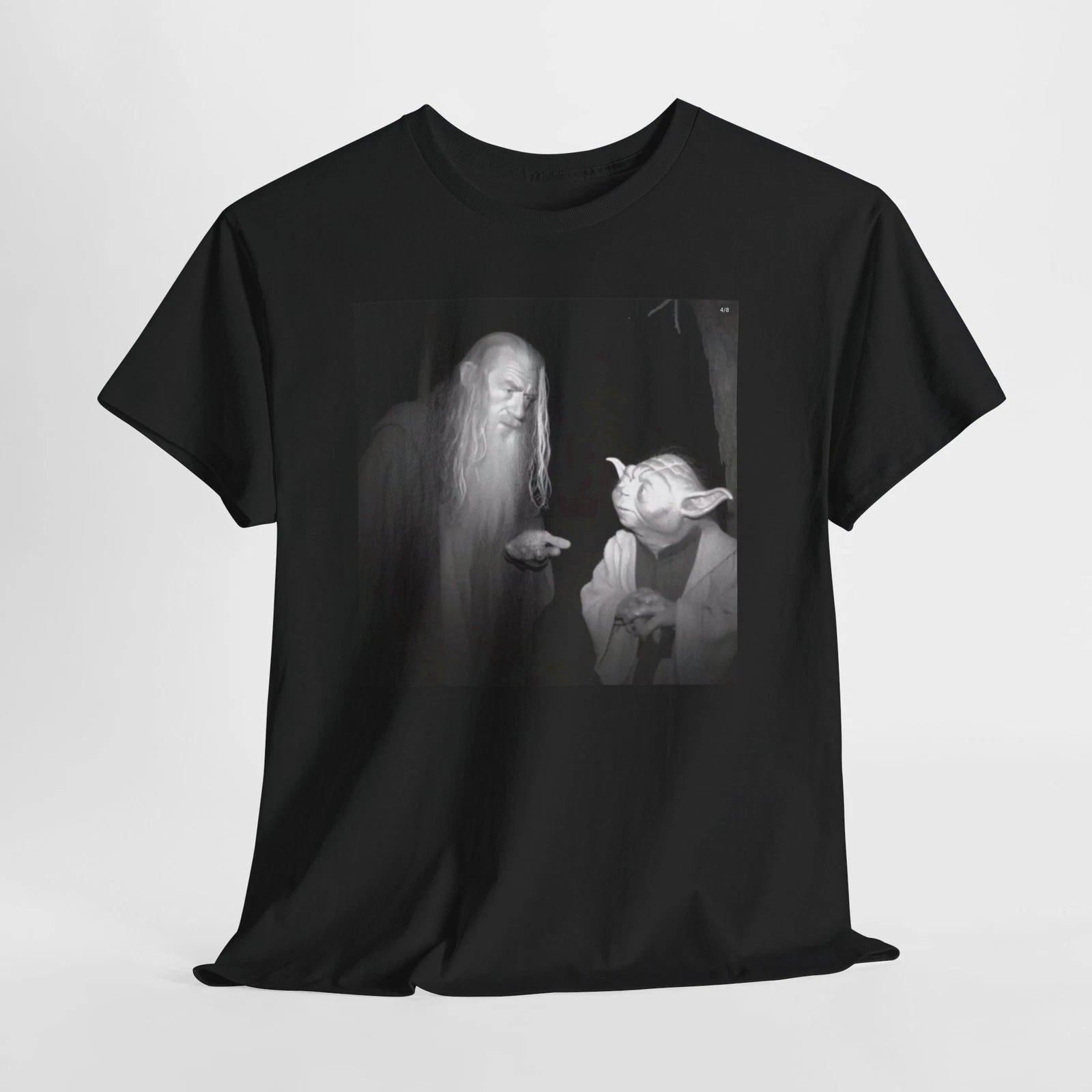 LOTR Gandalf and Yoda Star Wars shirt funny novelty