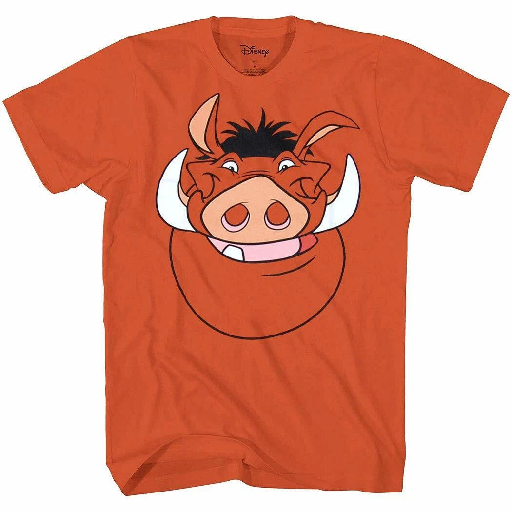 Disney Lion King Pumbaa Face Big Smile T-Shirt