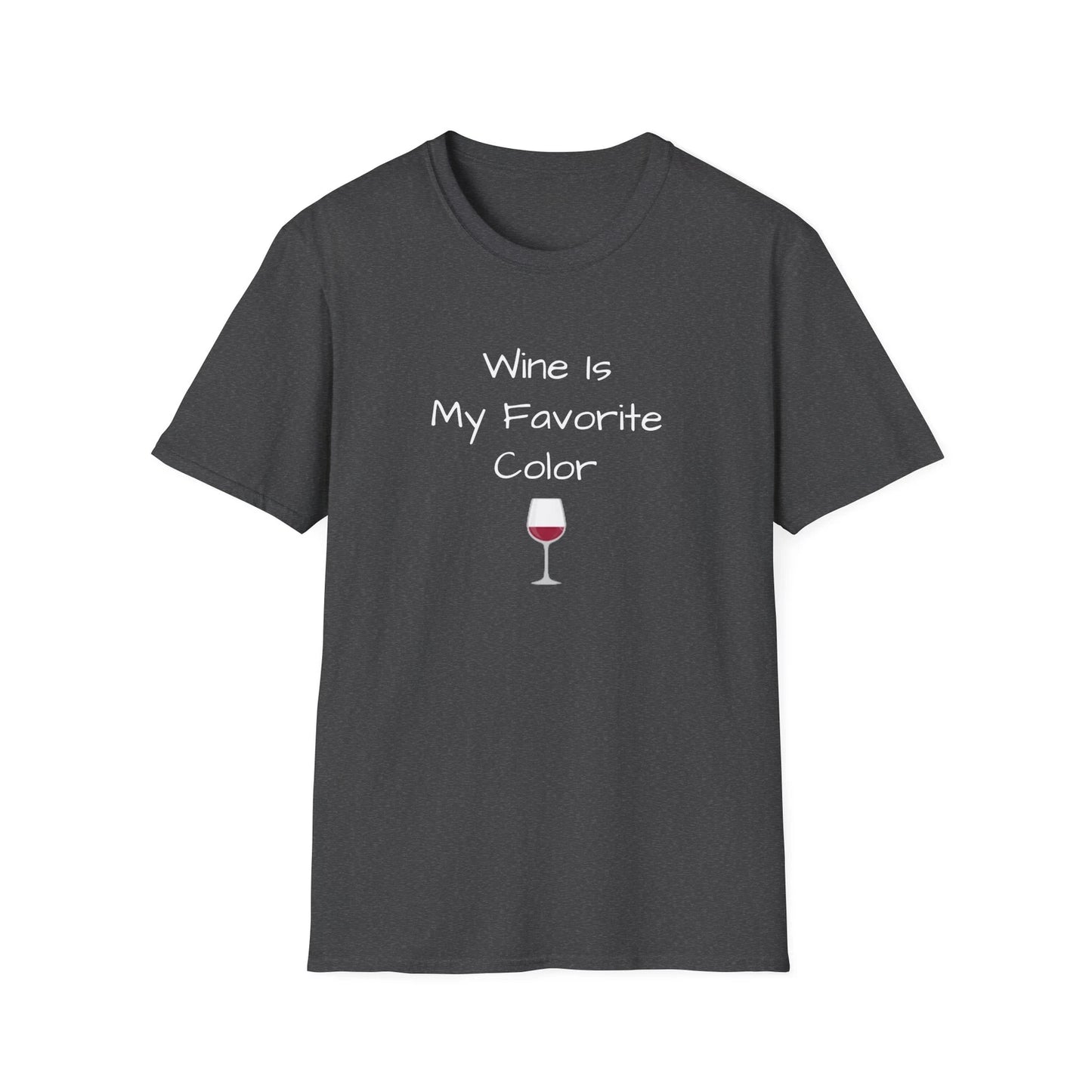 Wine Is My Favorite Color Unisex Softstyle T-Shirt