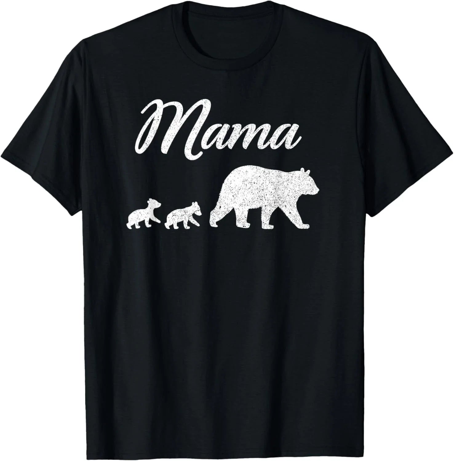 Mama Bear T Shirt With Two Cubs Twin Mom Mother_s Day Gift T-Shirt