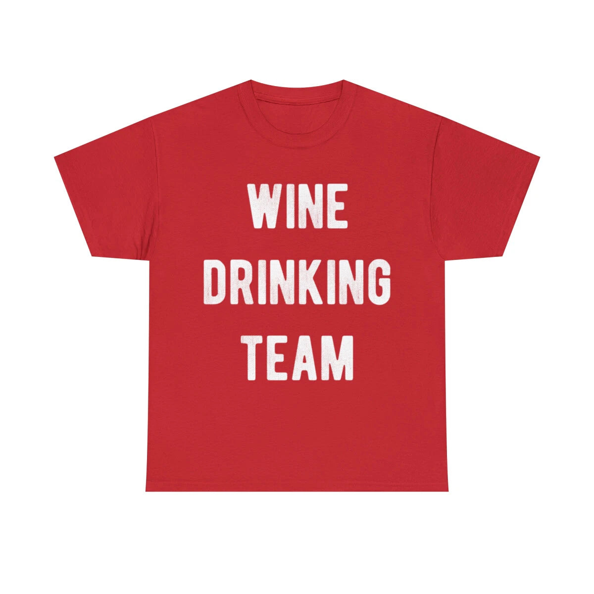 Wine Drinking Team Graphic Tee Shirt, S-5XL