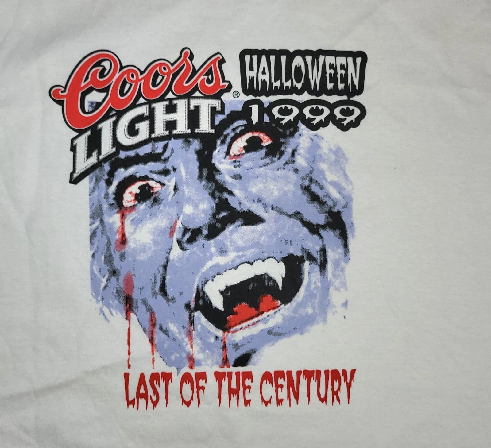 WFNX Halloween 1999 "Last Of Century" Salem MA Beer Sponsor T Shirt Mens XL NEW!