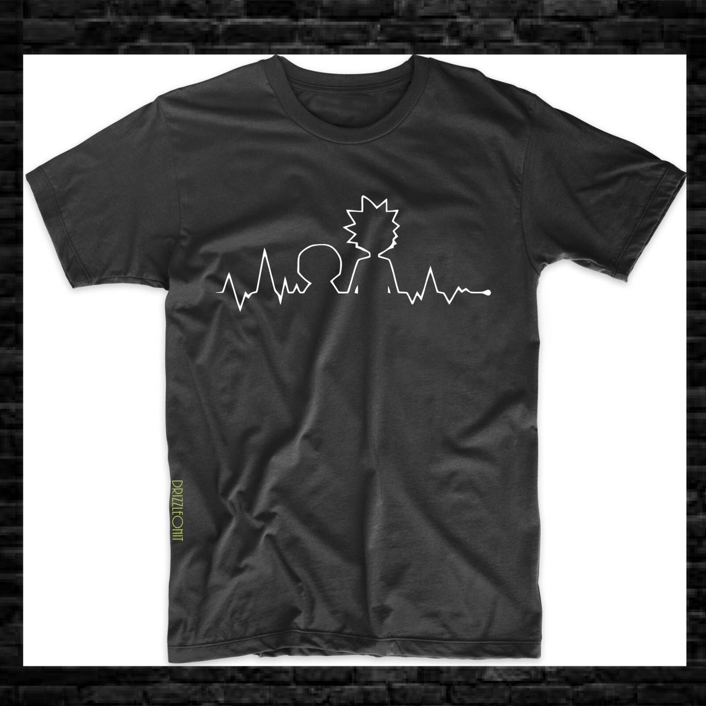 Rick and Morty Cartoon Funny Pulse T-Shirt S-3XL