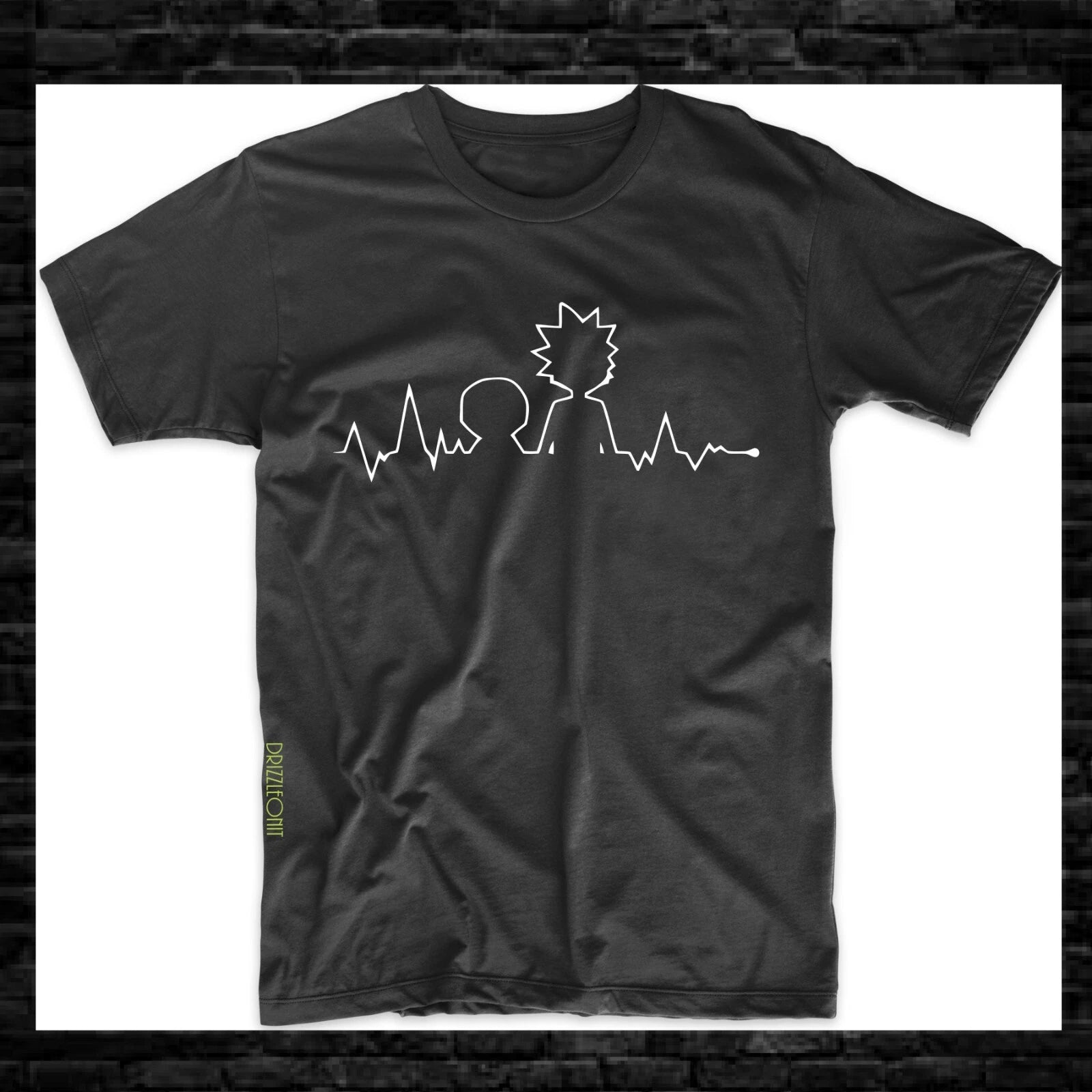 Rick and Morty Cartoon Funny Pulse T-Shirt S-3XL