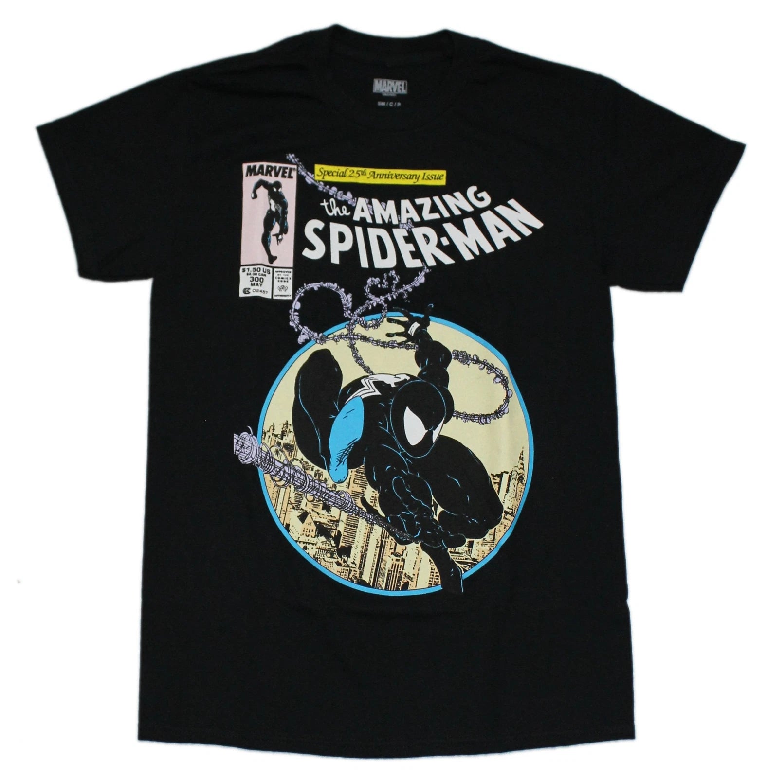 Spider-man New Adult T-Shirt - 25th Anniversay Issue 300 Cover Image