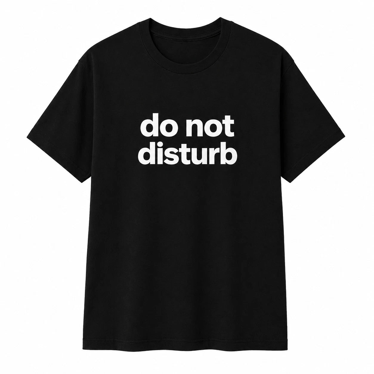 Do Not Disturb Shirt Funny Introvert Minimalist T-Shirt Unisex Graphic Tee Gift