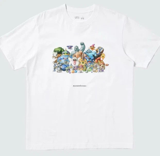 UNIQLO Dragon Quest T-shirts Japan XL Size NWT 2026 White Unisex