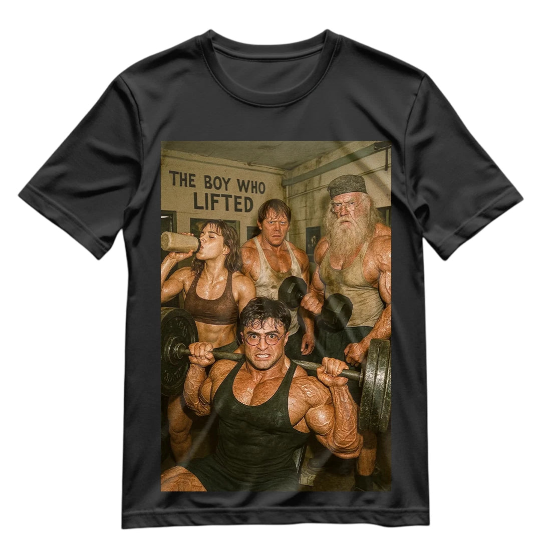 Harry Potter T Shirt Funny The Boy Who Lifted Shirt S-XXXL Funny Workout Tee