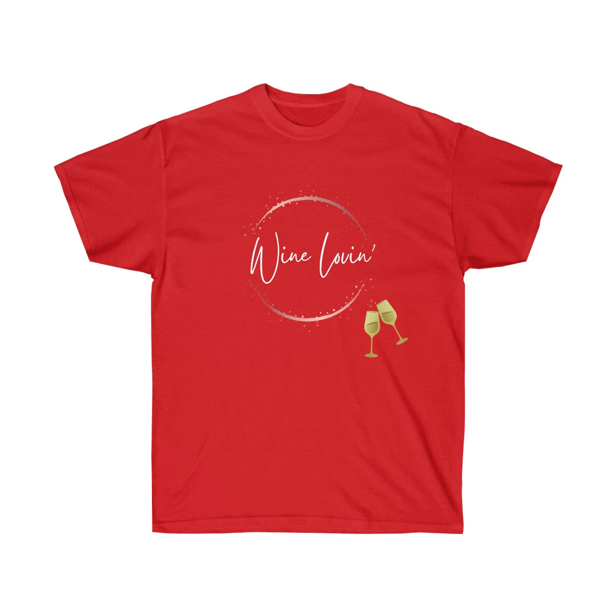 Women's Fashion Wine Drinking Tee Shirt