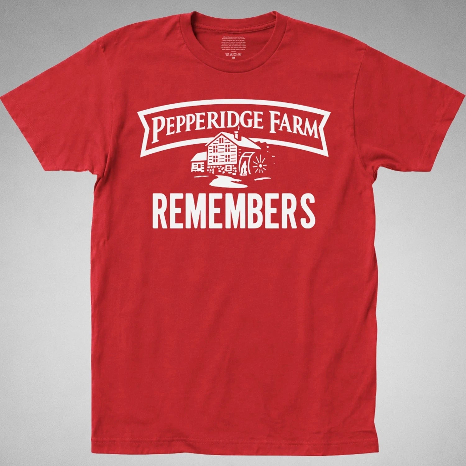 Pepperidge Farm remembers T-Shirt funny meme gag 70s 80s 90s retro logo crackers