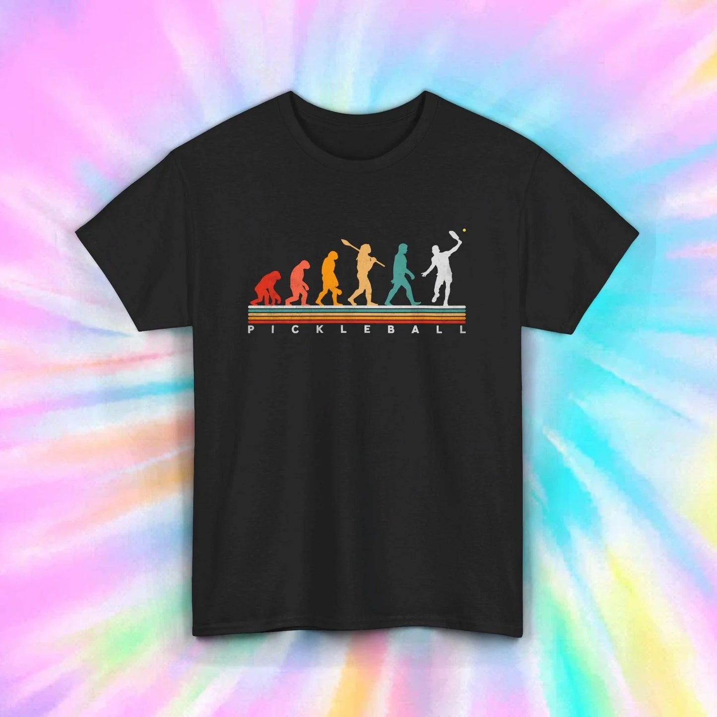 Pickleball Evolution Shirt | Retro Pickleball Player Graphic Tee | Sports Tee