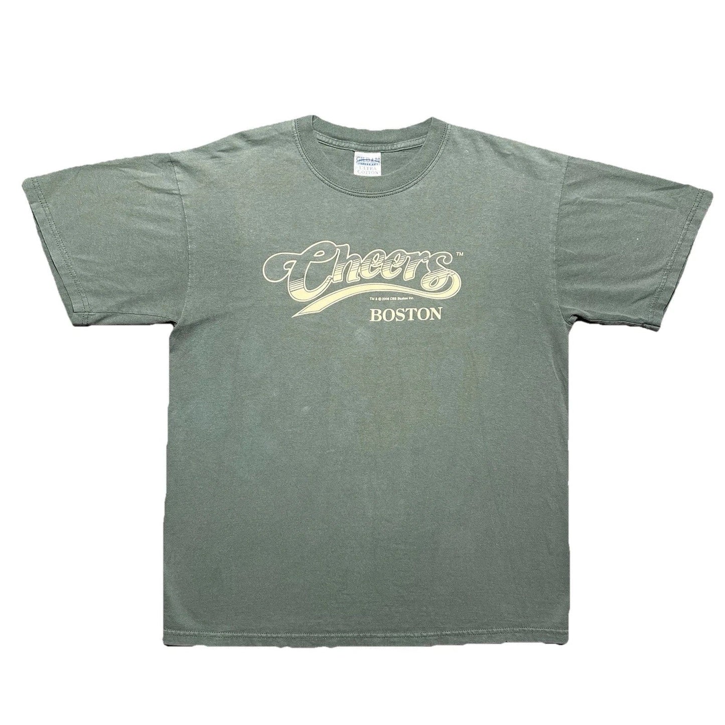 Vintage 2006 Cheers Boston Normisms T Shirt Mens Medium Green TV Show Promo Tee