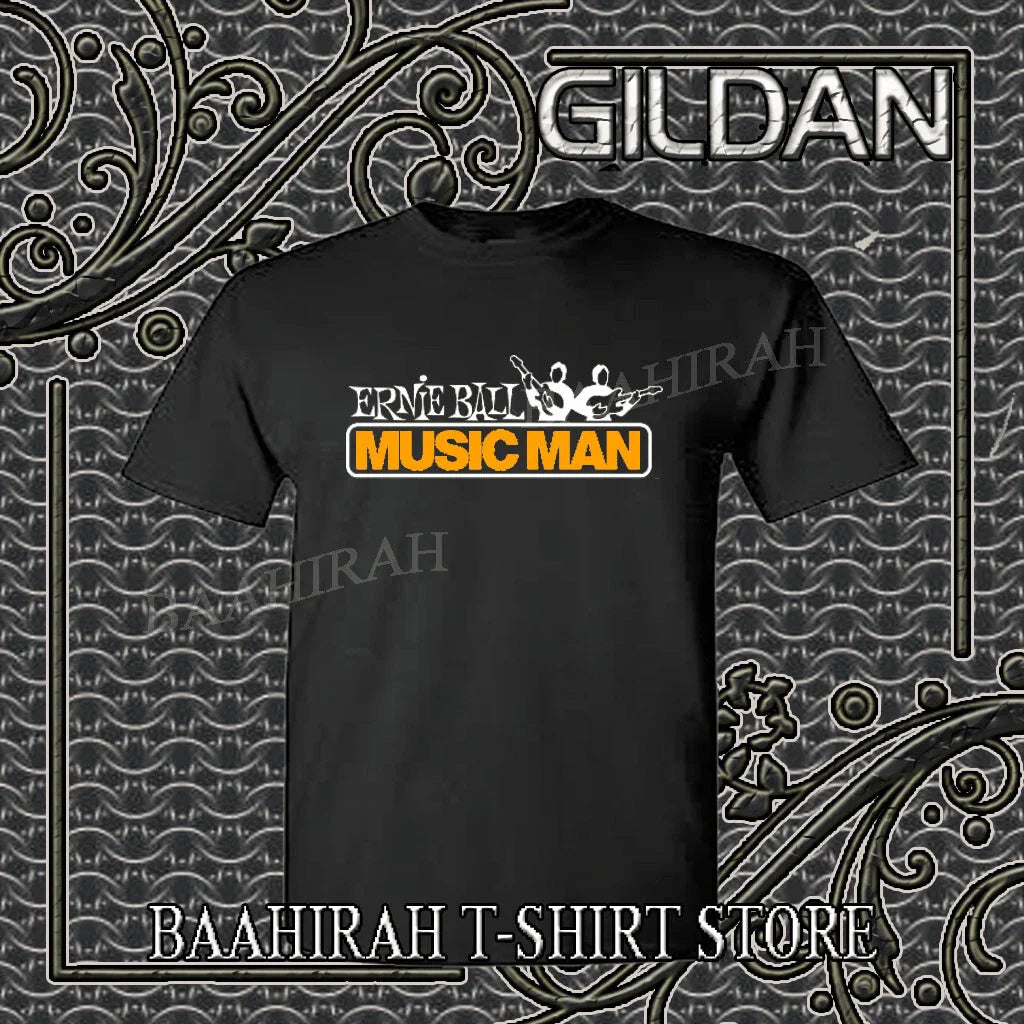New Ernie Ball Music Man Guitar Symbol Logo American Funny T-Shirt Size S to 5XL