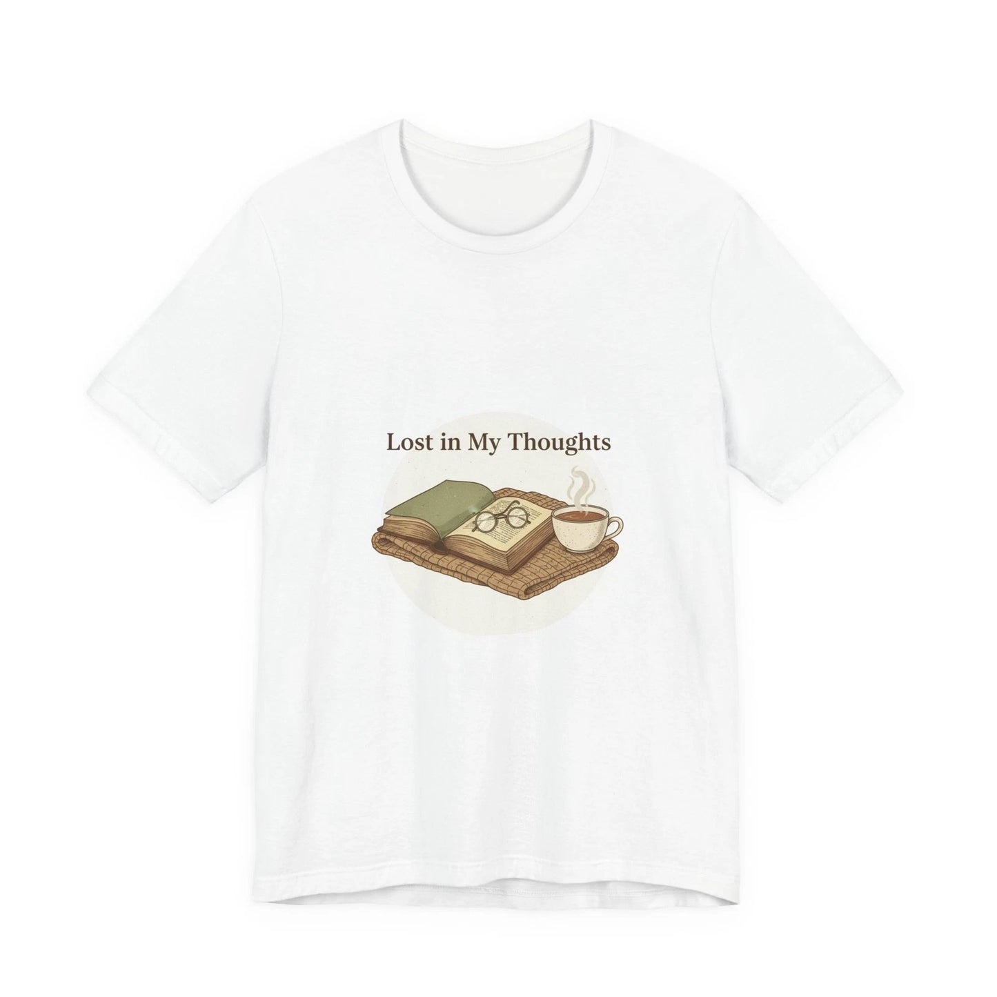 Lost in My Thoughts Tee | Book Lover Shirt, Literary Typewriter Style