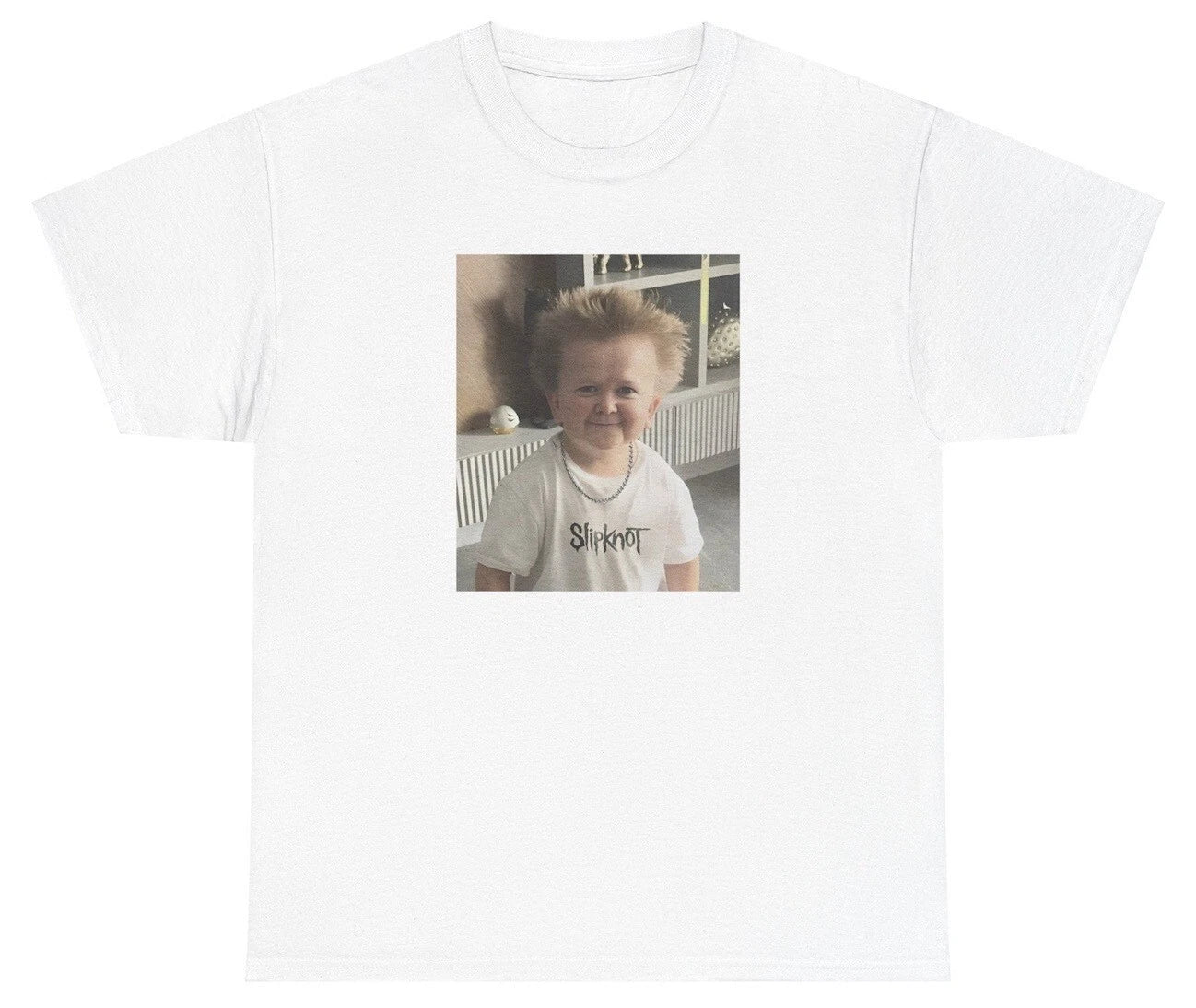 Hasbulla Crazy Hair T Shirt Weirdcore Weird Cursed Meme Unhinged Silly Tee