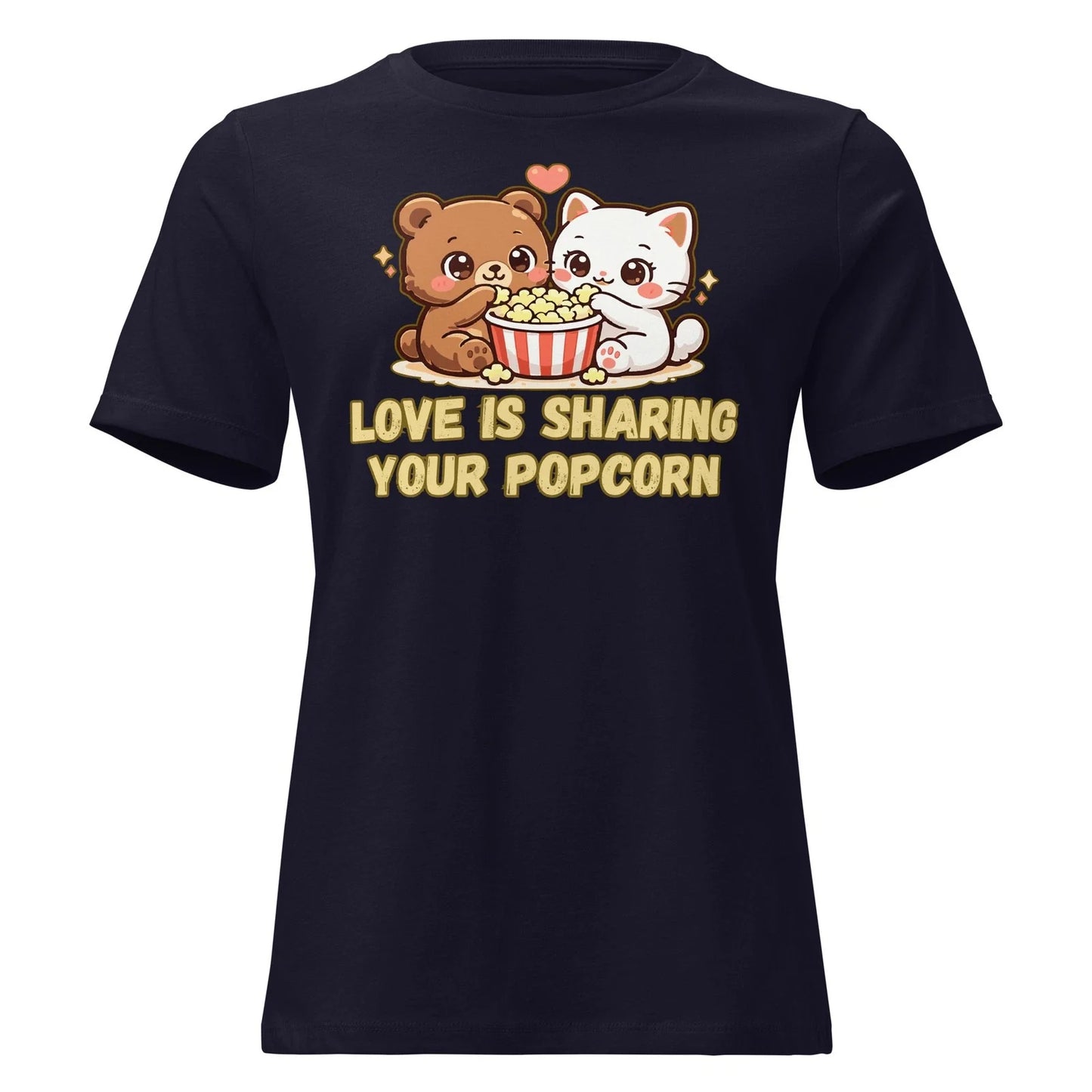 Women's Relaxed T-Shirt Cute Kawaii Couple T-Shirt