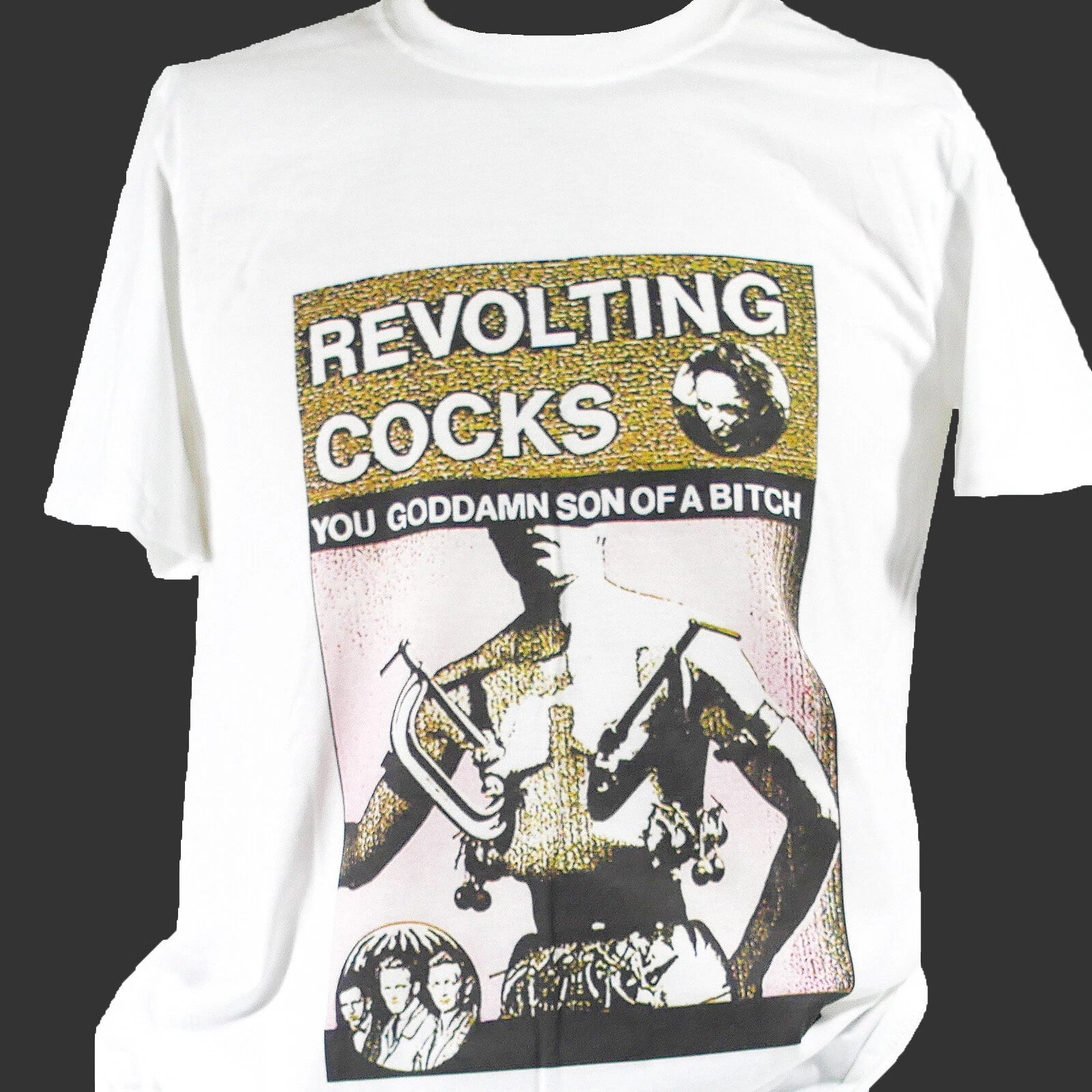 REVOLTING COCKS INDUSTRIAL METAL PUNK ROCK T-SHIRT unisex S-3XL