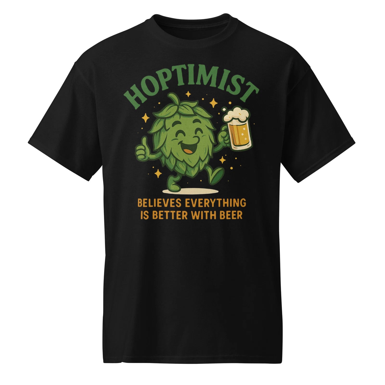 Craft Beer Funny Shirt Hoptimist Defintion IPAs Hops Home Brew Brewing T-Shirt